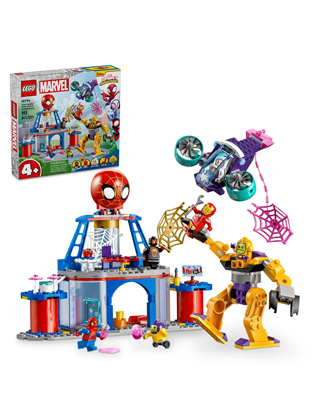 Lego Spidey Takımı Ağ Örücü Karargahı 10794