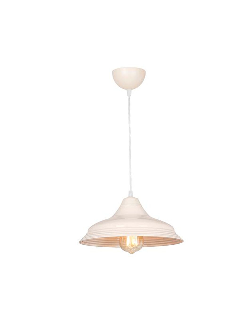 Ekru Lama Metal Sarkıt - Krem-2