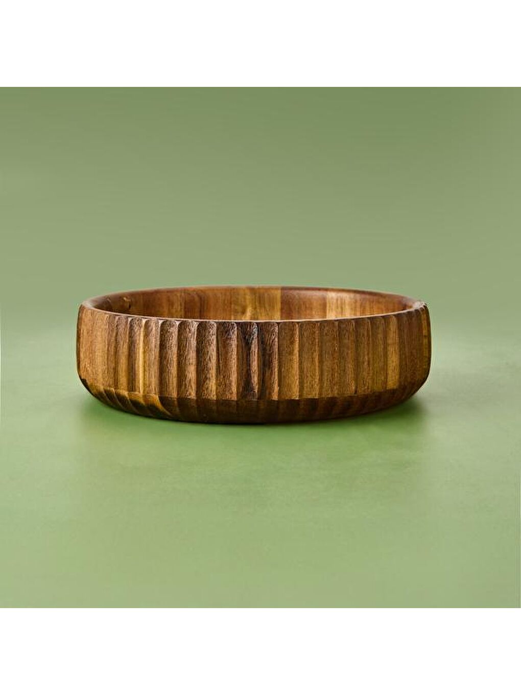 Akasya Curve Kase - Kahverengi - 22 cm-2