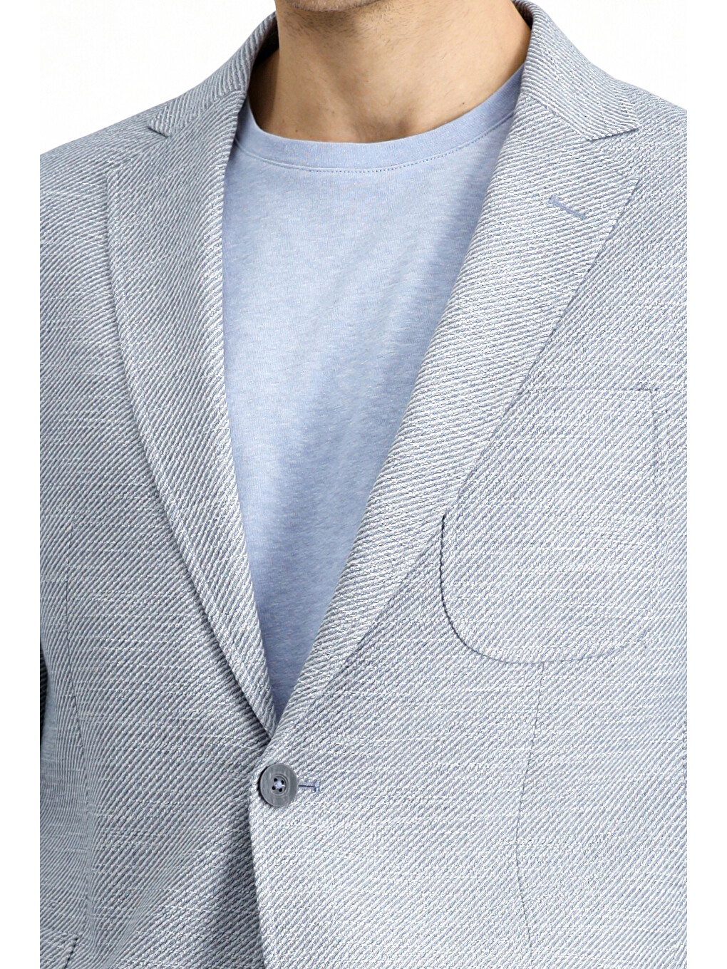 Mavi Ekstra Dar Kesim Desenli Spor Blazer Ceket-5