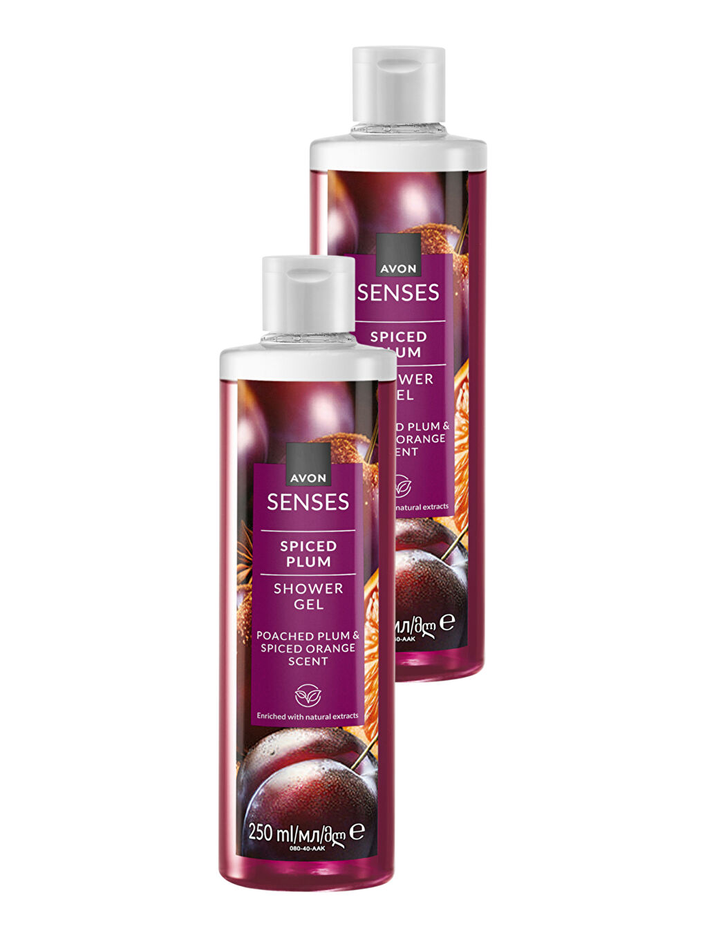Spiced Plum Baharatlı Erik ve Portakal Kokulu Duş Jeli 250 Ml. İkili Paket