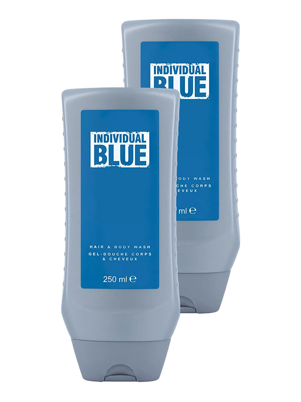 Individual Blue Erkek Saç ve Vücut Şampuanı 250 Ml. İkili Paket