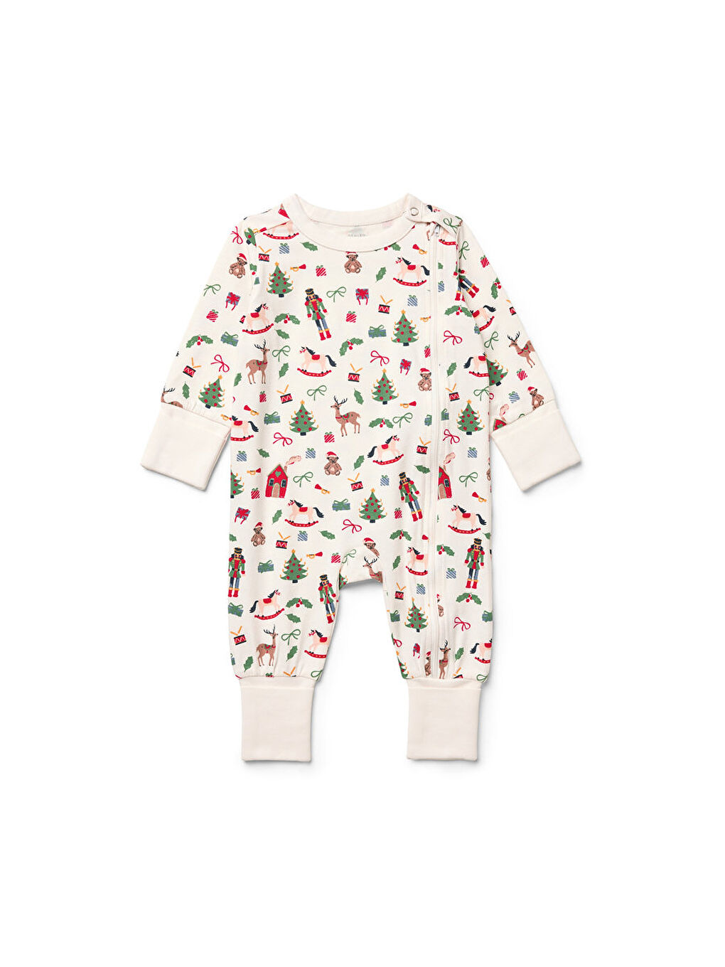 Beyaz Bebek Pijama, Tam. Baskılı-2