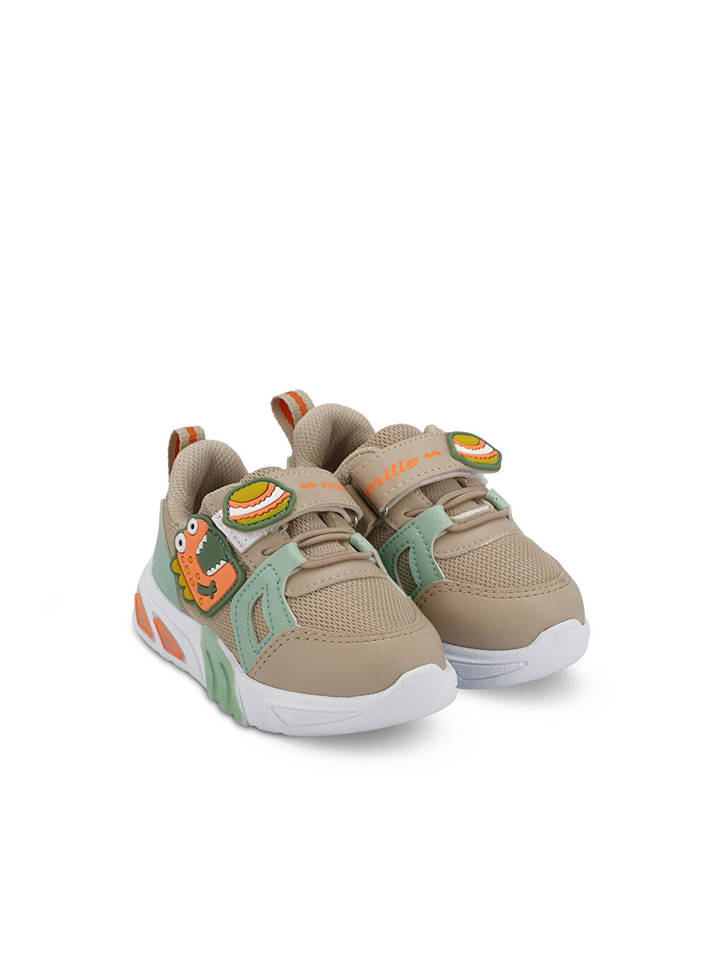 PANAMA IN Unisex Çocuk Sneaker Ayakkabı Bej-1