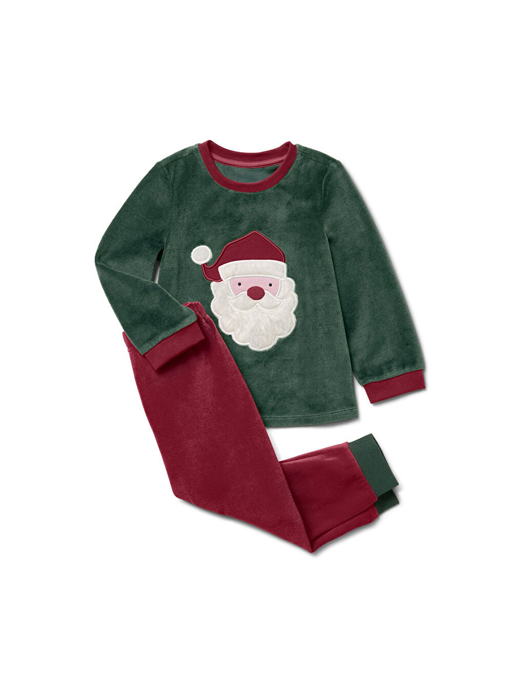 Yeşil Çocuk Niki Pijama, Noel Baba-2