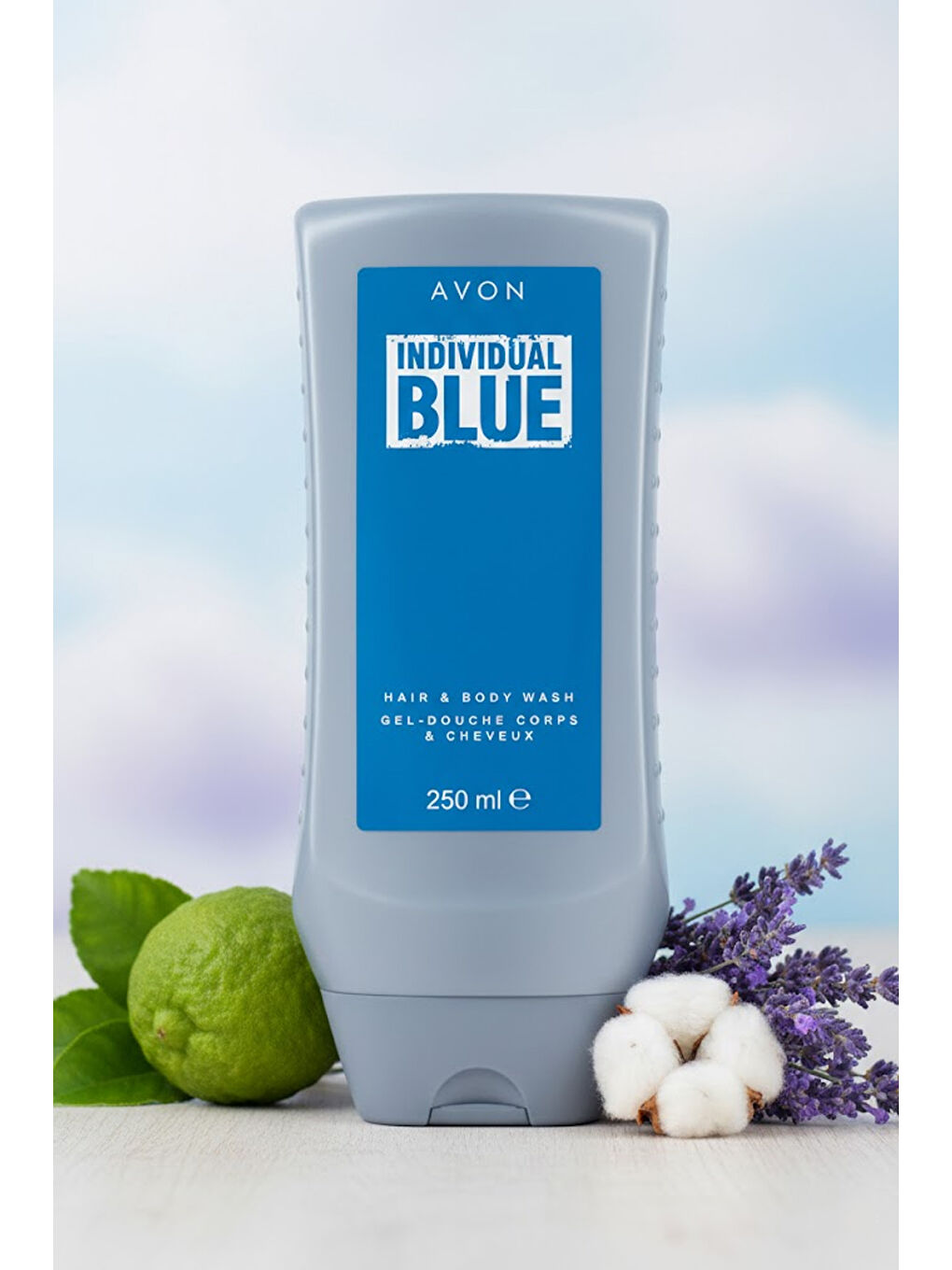 Individual Blue Erkek Saç ve Vücut Şampuanı 250 Ml. Üçlü Paket-2
