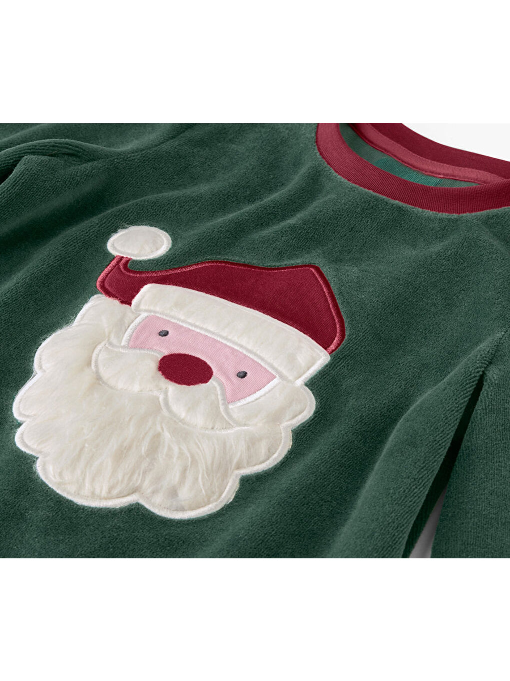 Yeşil Çocuk Niki Pijama, Noel Baba-3