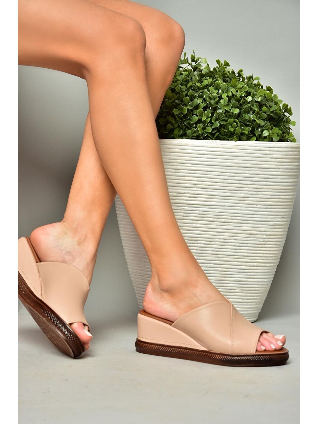 Bej S6743068 Ten Kadın Terlik