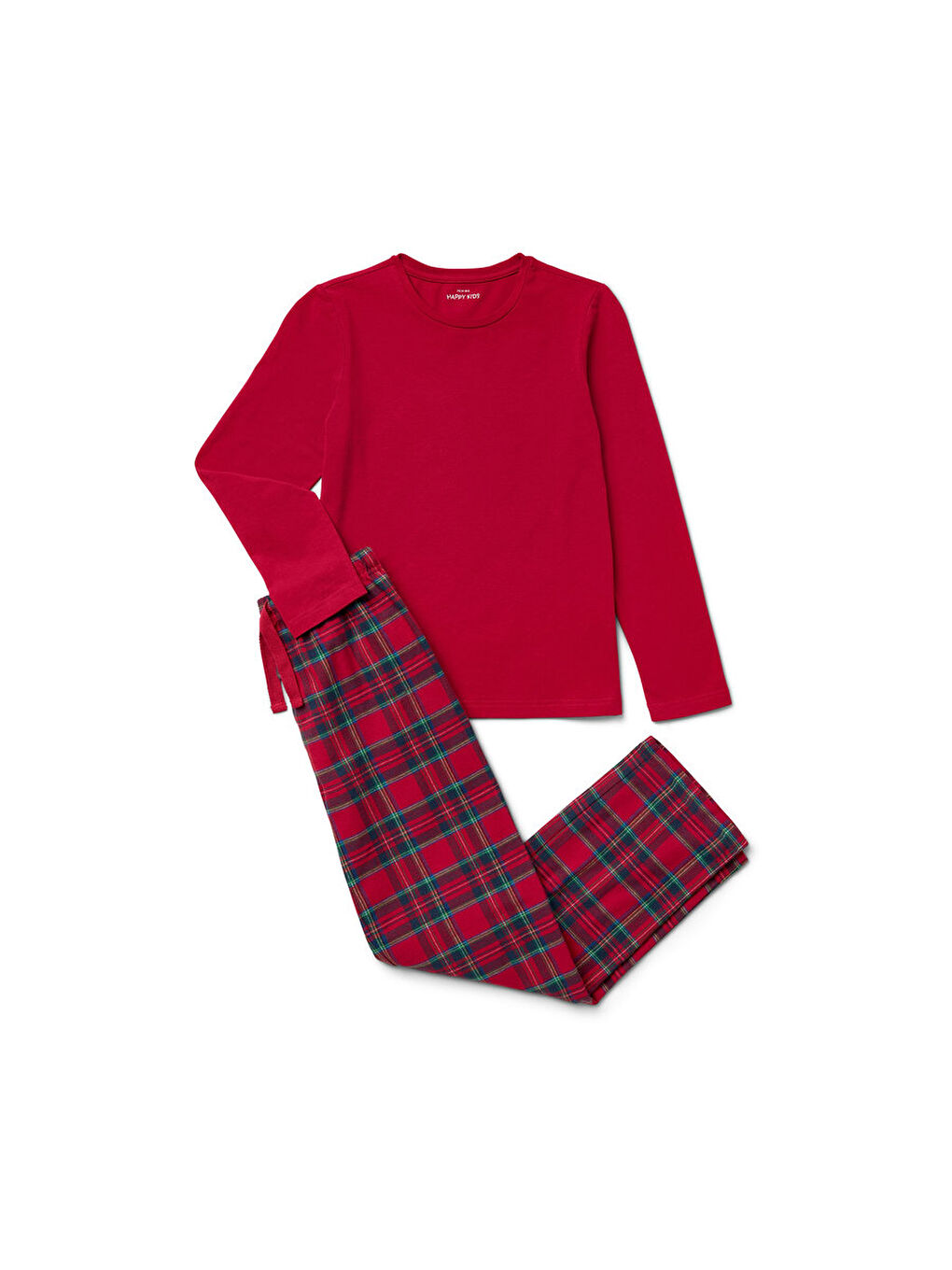 Kırmızı Kız Çocuk Pijama, Flanel-2