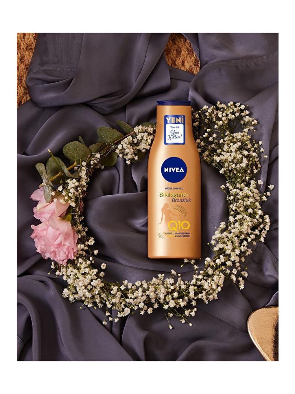 NIVEA Şeffaf Sıkılaştırıcı Bronzluk Q10 Vücut Losyonu, 10 Günde Sıkılaşma,Açık & Buğday Tenli Cilt,200 ml x2 Adet - 4