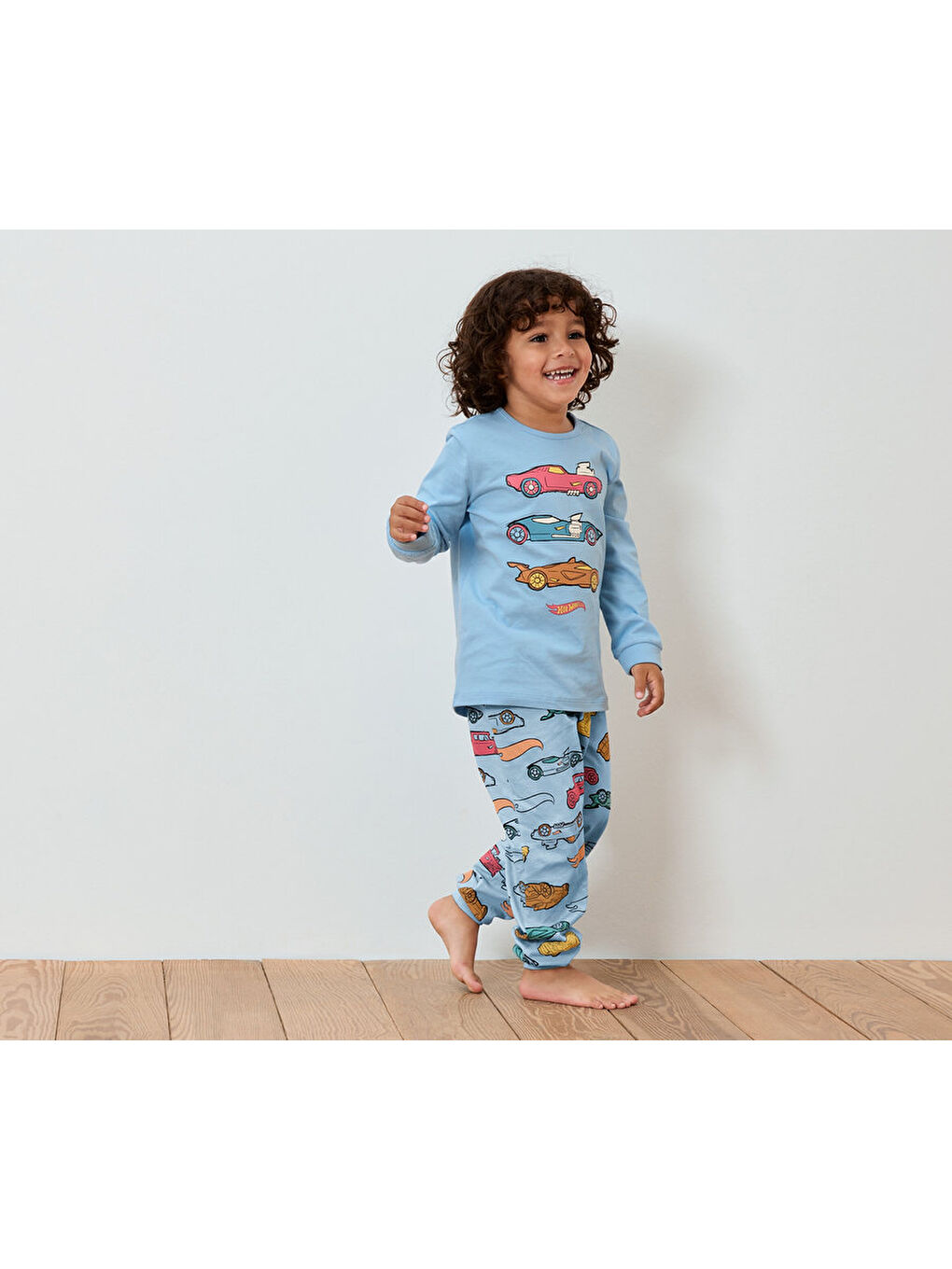 Mavi Erkek Çocuk Pijama, Hot Wheels