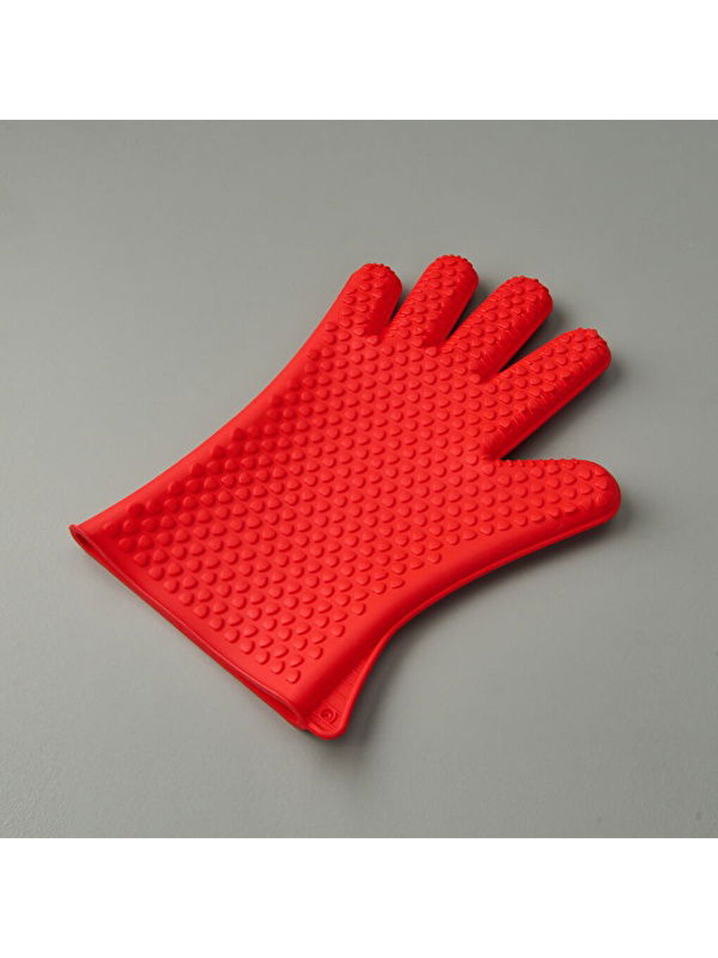 5 Parmak Fırın Eldiveni - Kırmızı-2