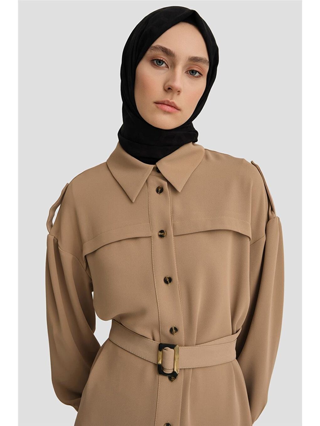 Kahverengi Apoletli Takım 24K6913 Camel-3