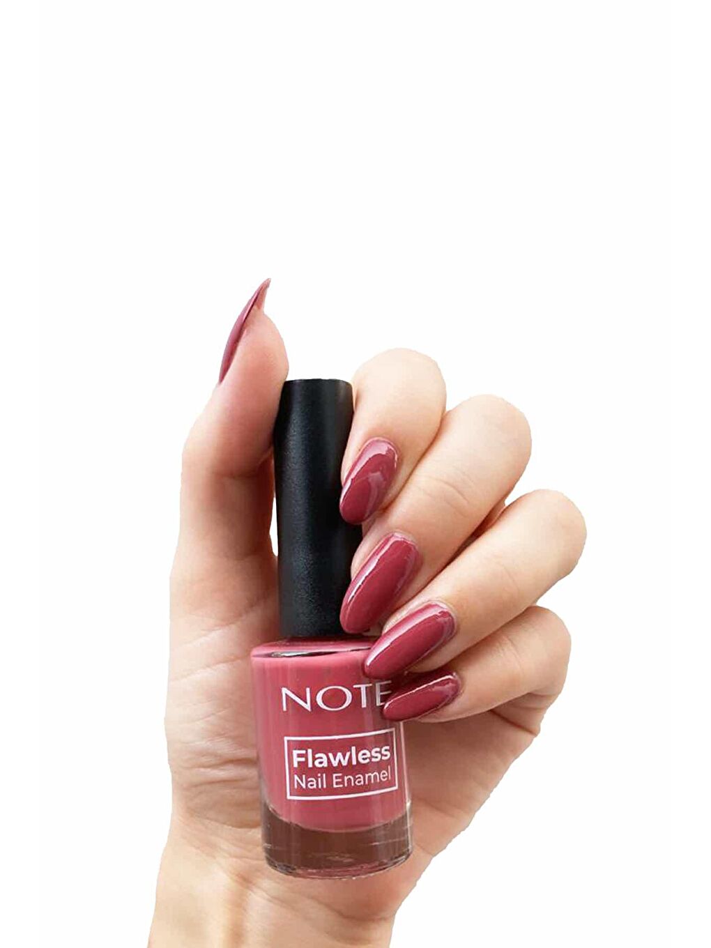 Note Cosmetique Pembe Nail Flawless Oje 81 Dark Rose - Pembe - 1