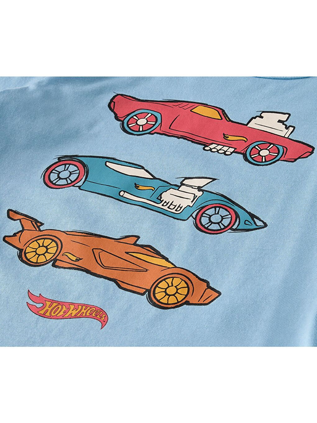Mavi Erkek Çocuk Pijama, Hot Wheels-3