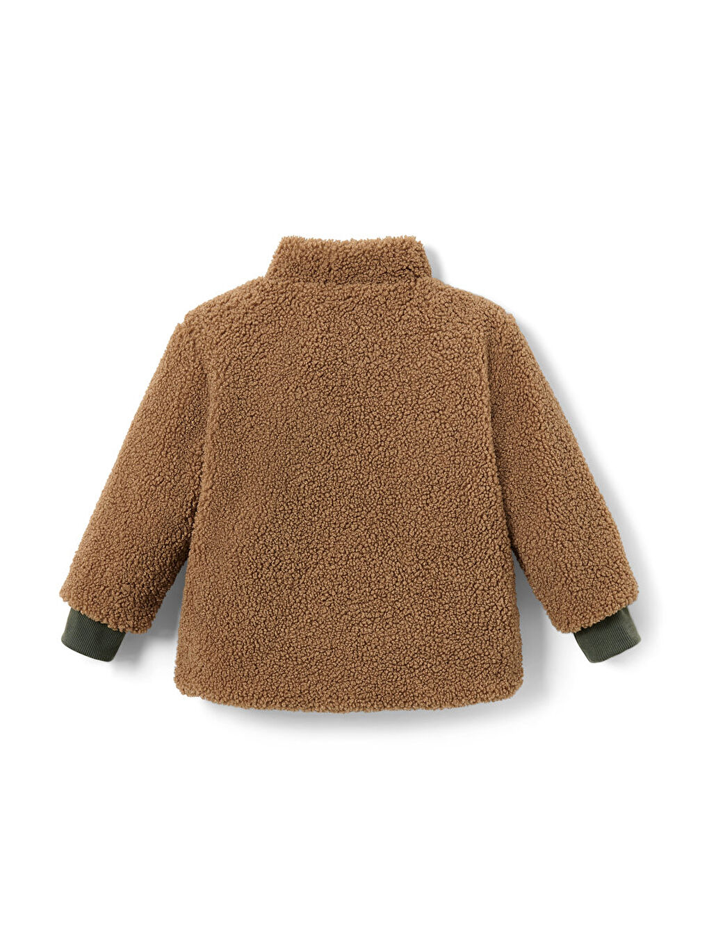 Yeşil Çocuk Çift Taraflı Ceket, Teddy-4