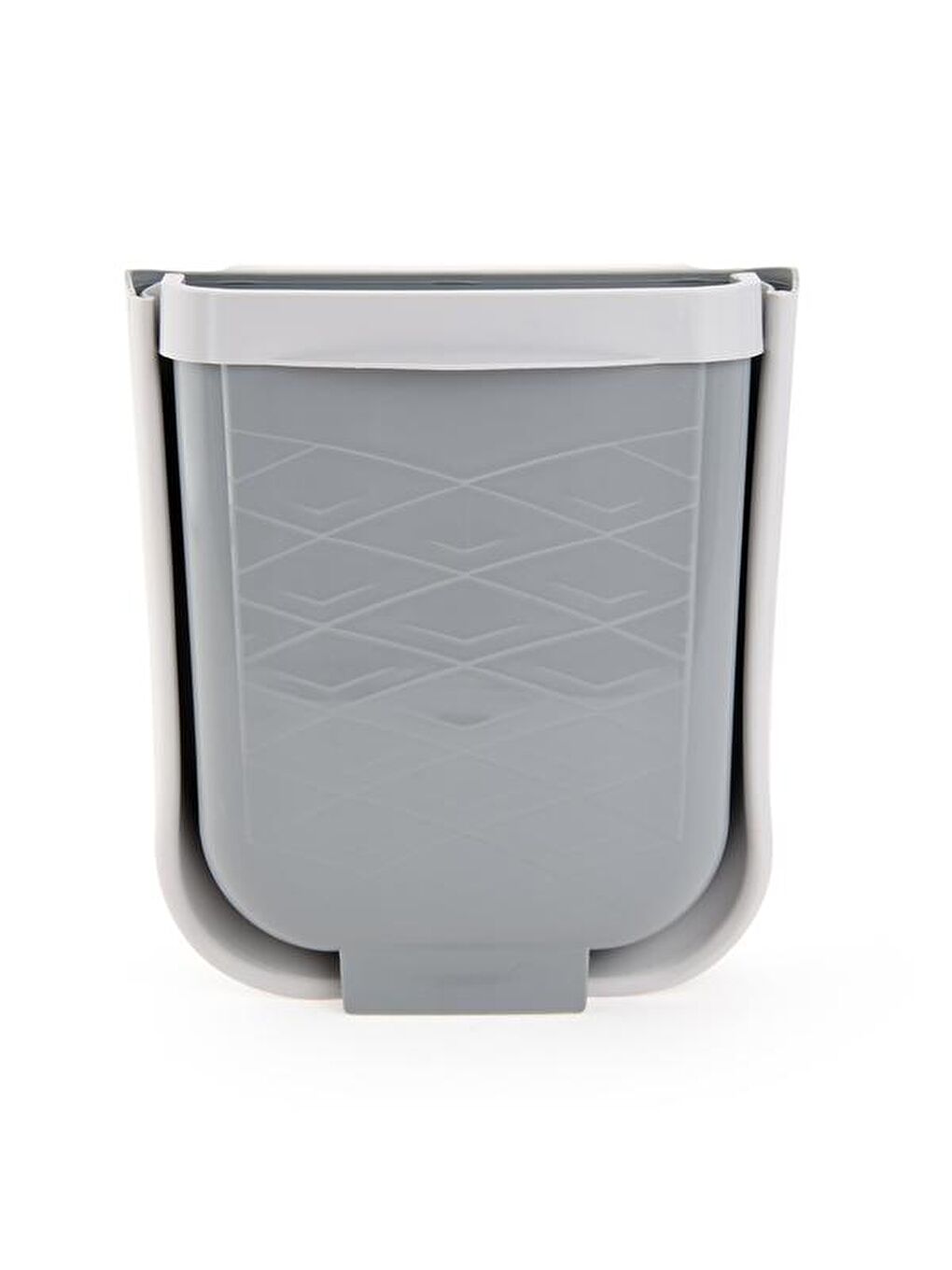 Qlux Katlanabilir Çöp Kovası - Gri - 6 lt - 3