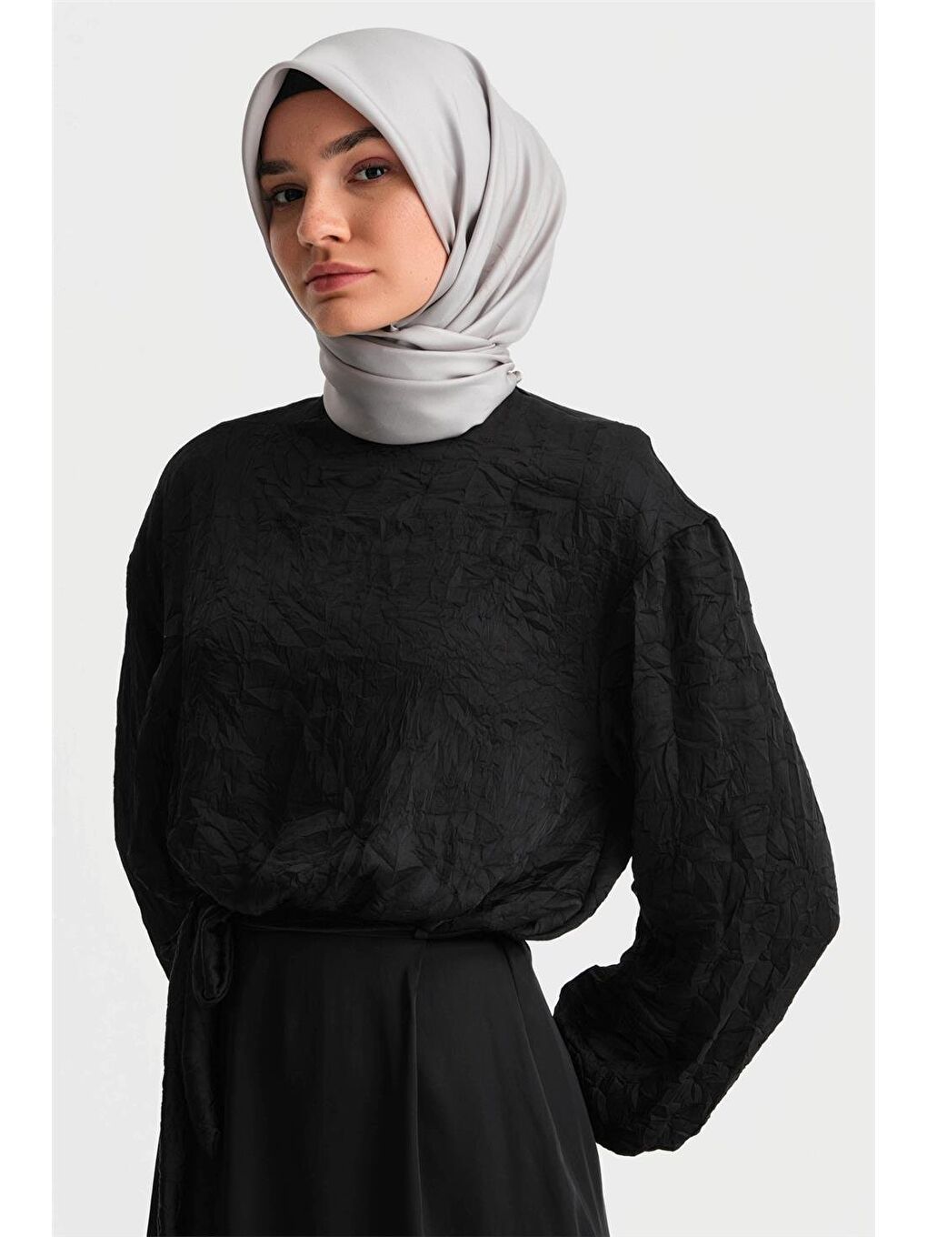 Balon Bluzlu Takım 24K6919 Siyah-3