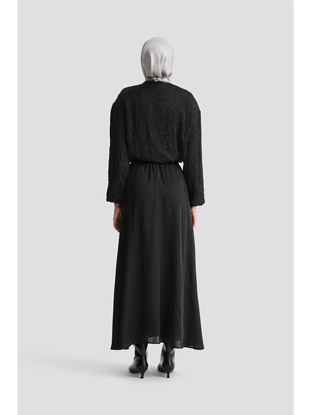 Balon Bluzlu Takım 24K6919 Siyah-5