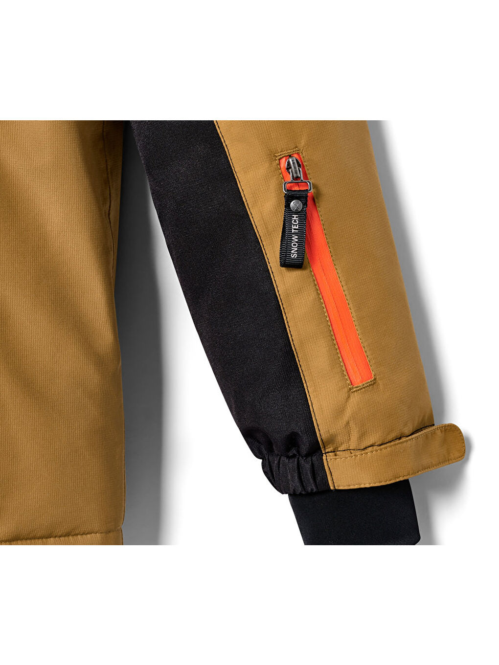 Sarı Çocuk Snowboard Ceket, Uniseks-4