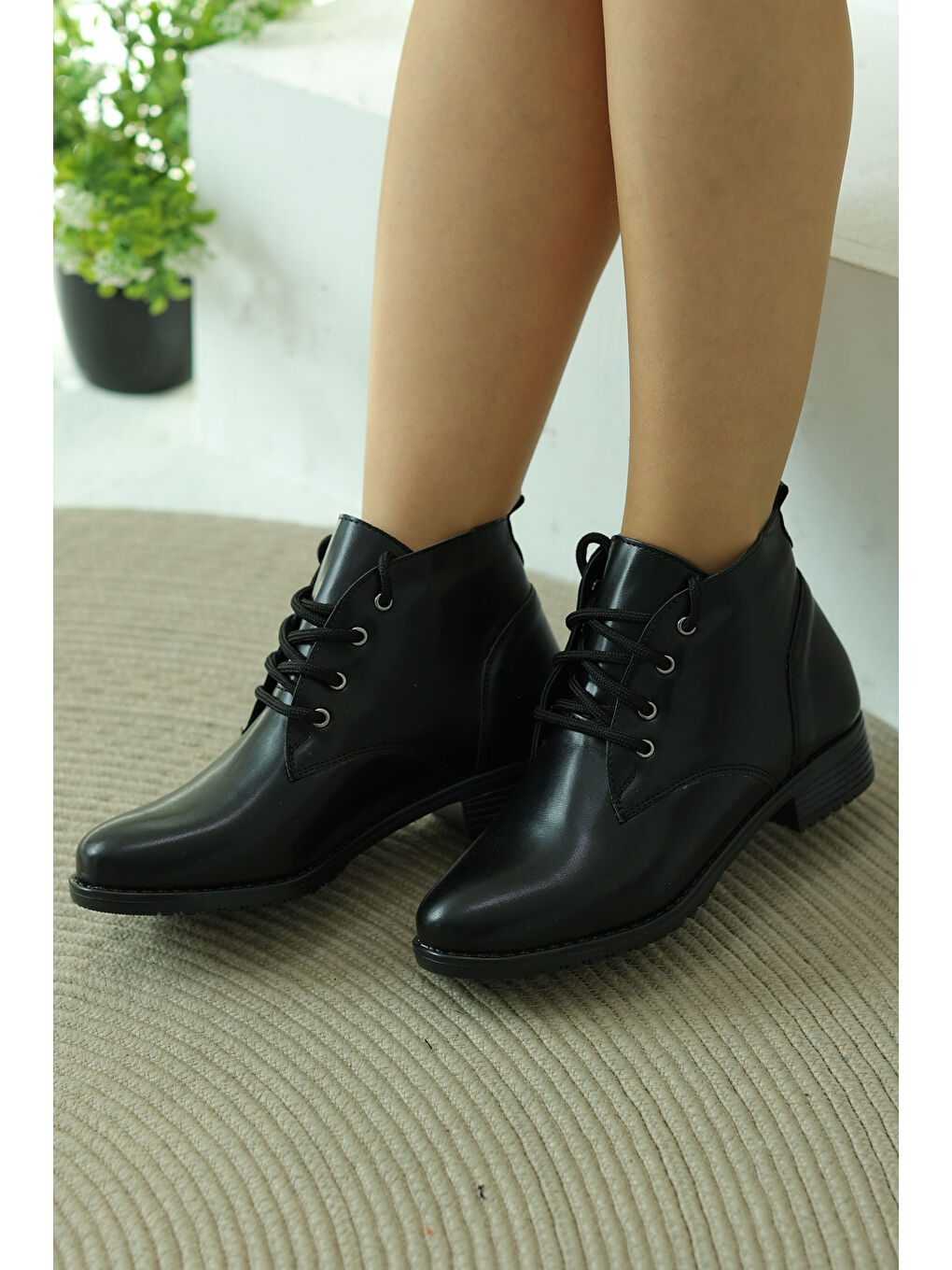 Kadın Siyah Uzun Çizme - 26759