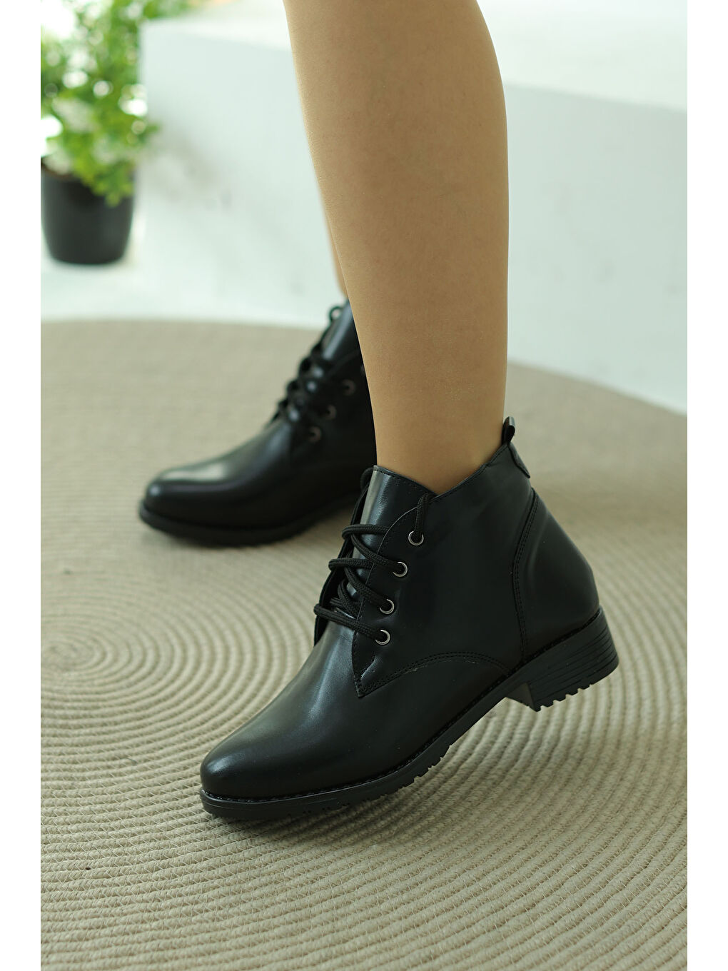 Kadın Siyah Uzun Çizme - 26759-1