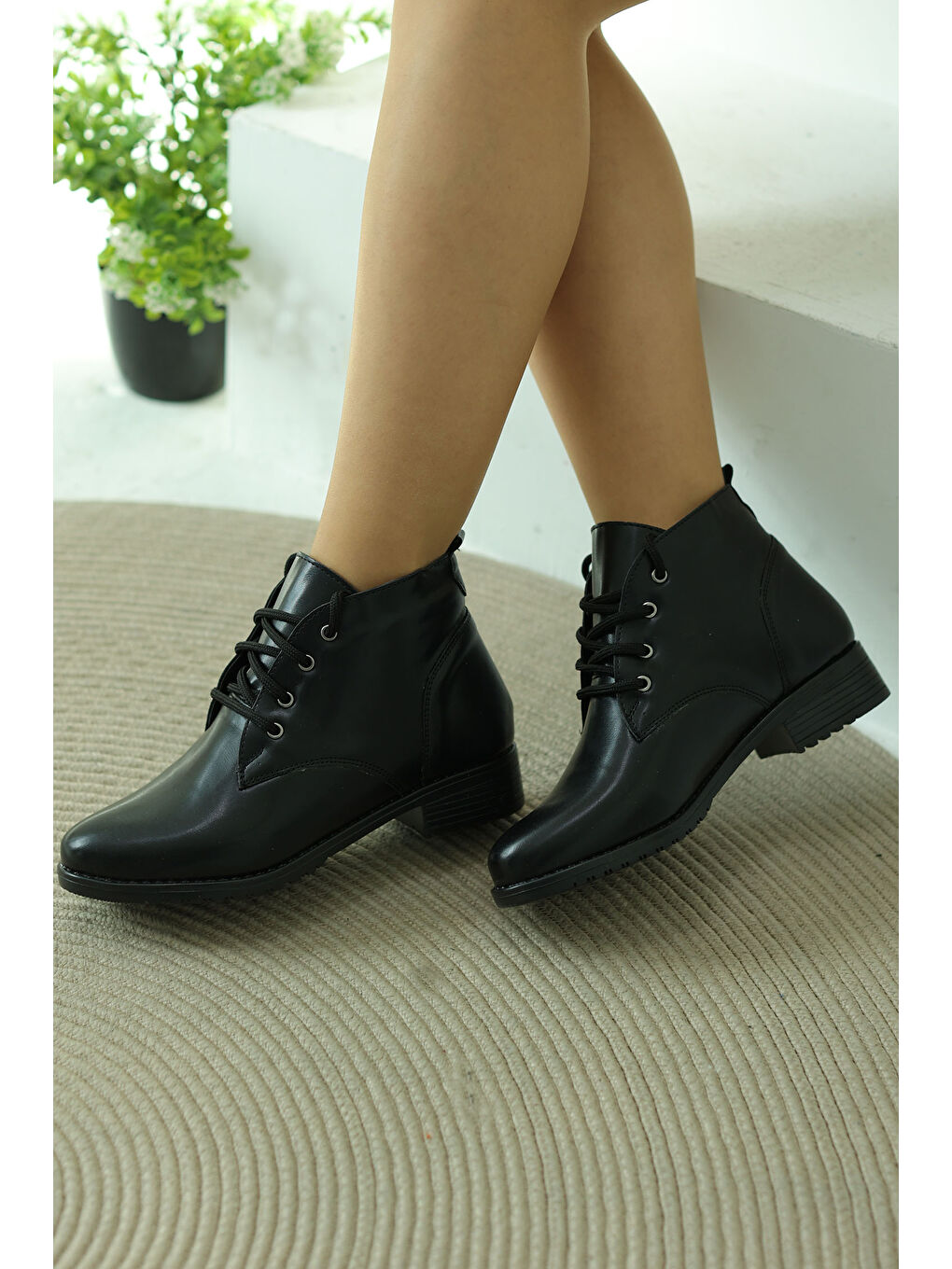 Kadın Siyah Uzun Çizme - 26759-2