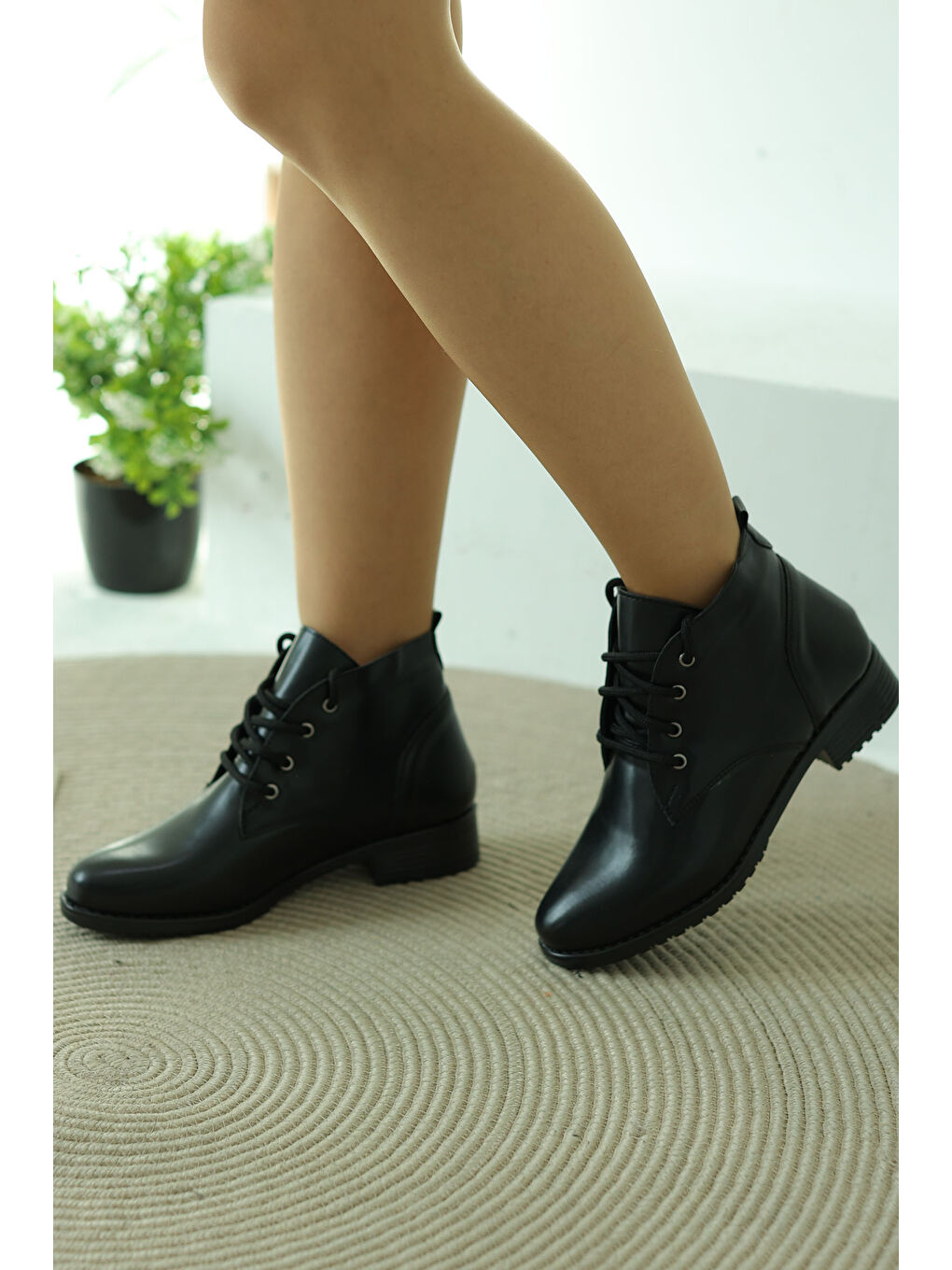 Kadın Siyah Uzun Çizme - 26759-3