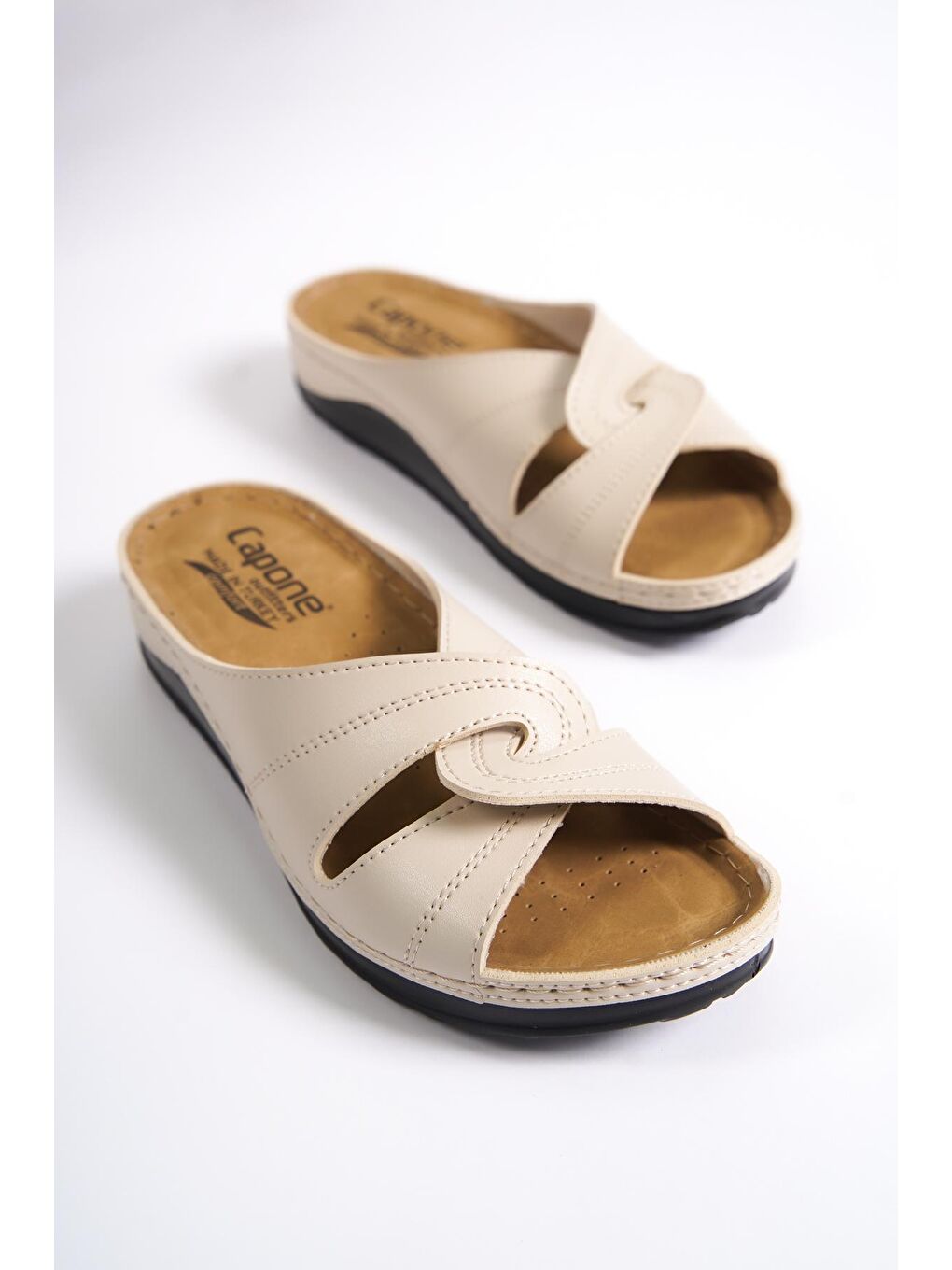 Bej 107042 Kadın Terlik