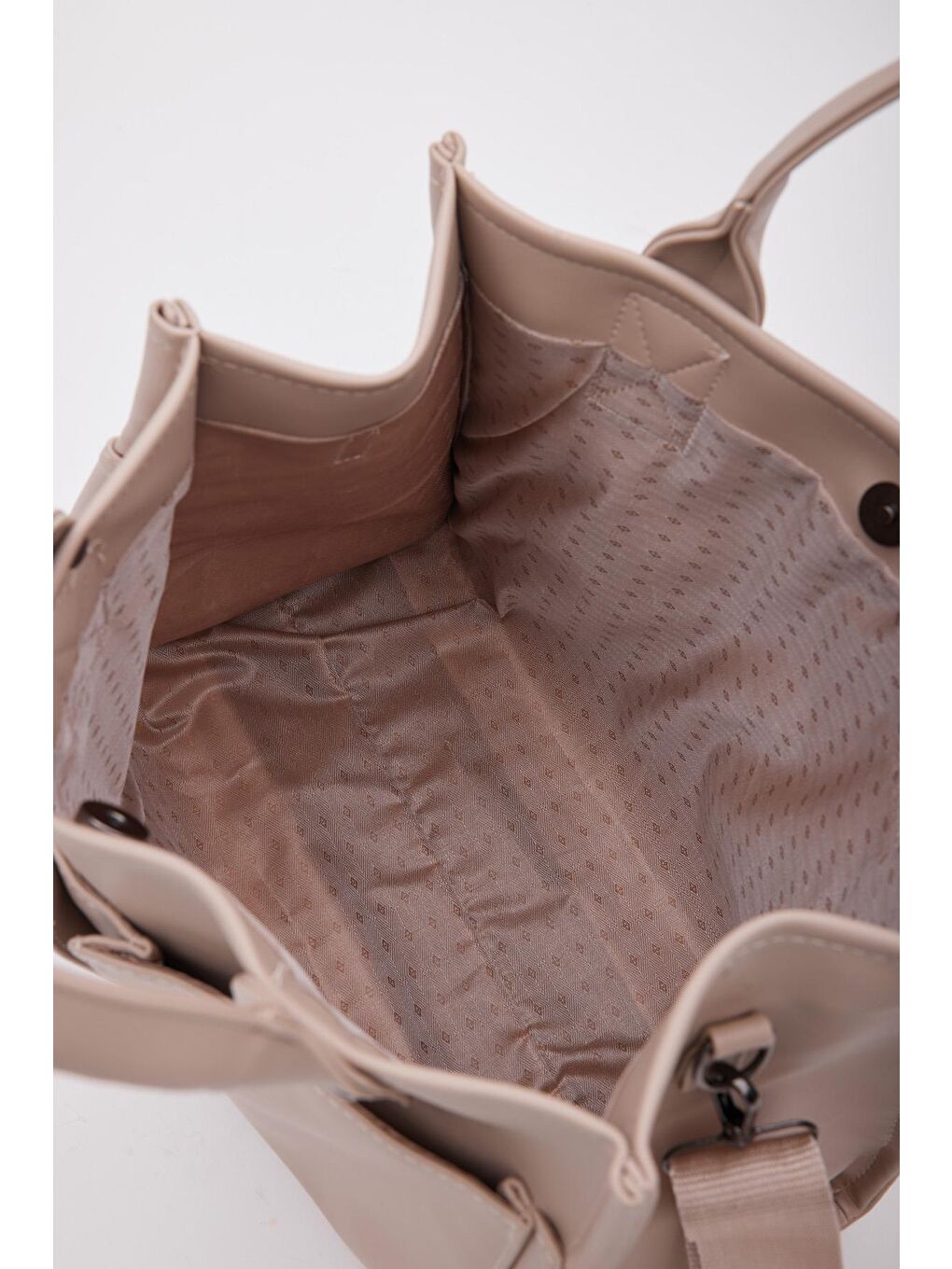 Yumi Omuz Çantası Bej-3