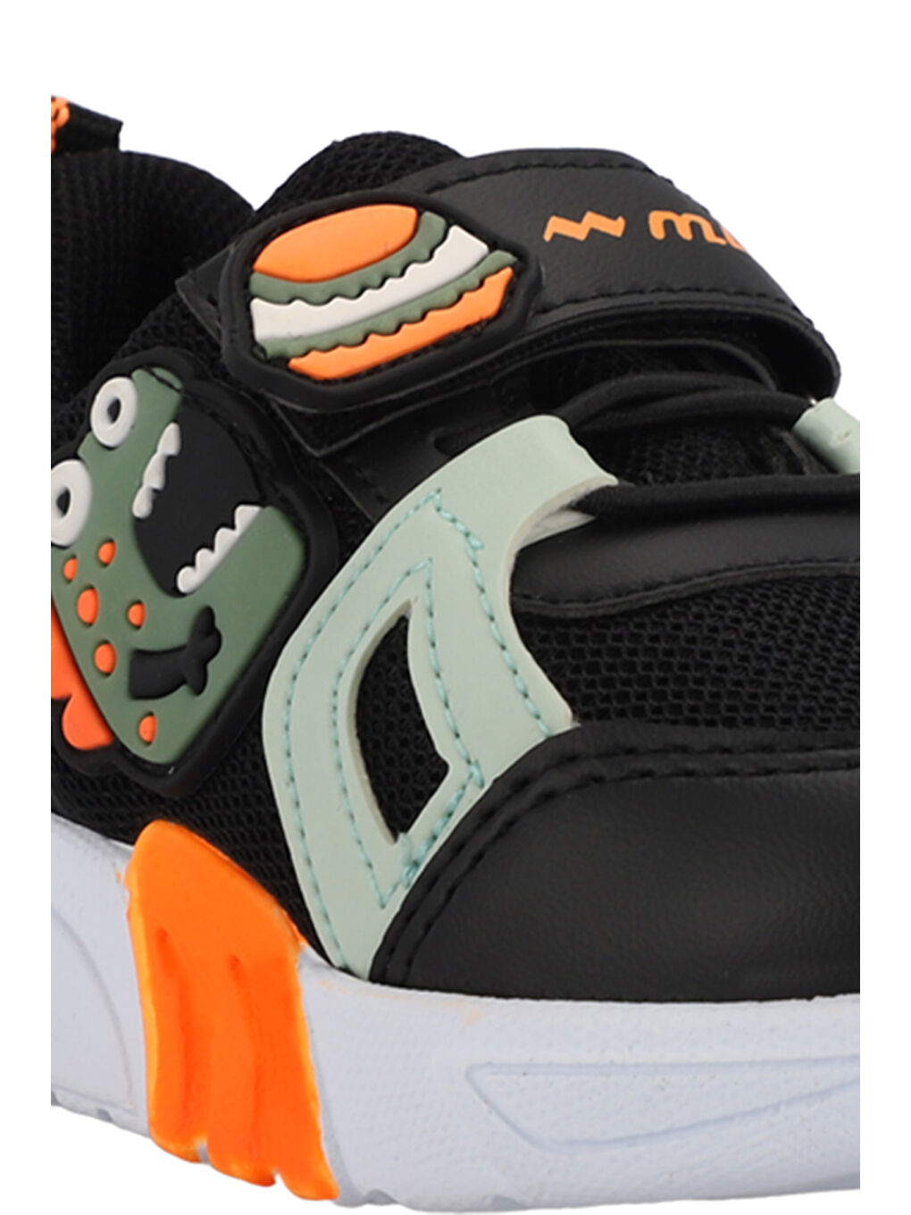 PANAMA IN Unisex Çocuk Sneaker Ayakkabı Siyah / Yeşil-3