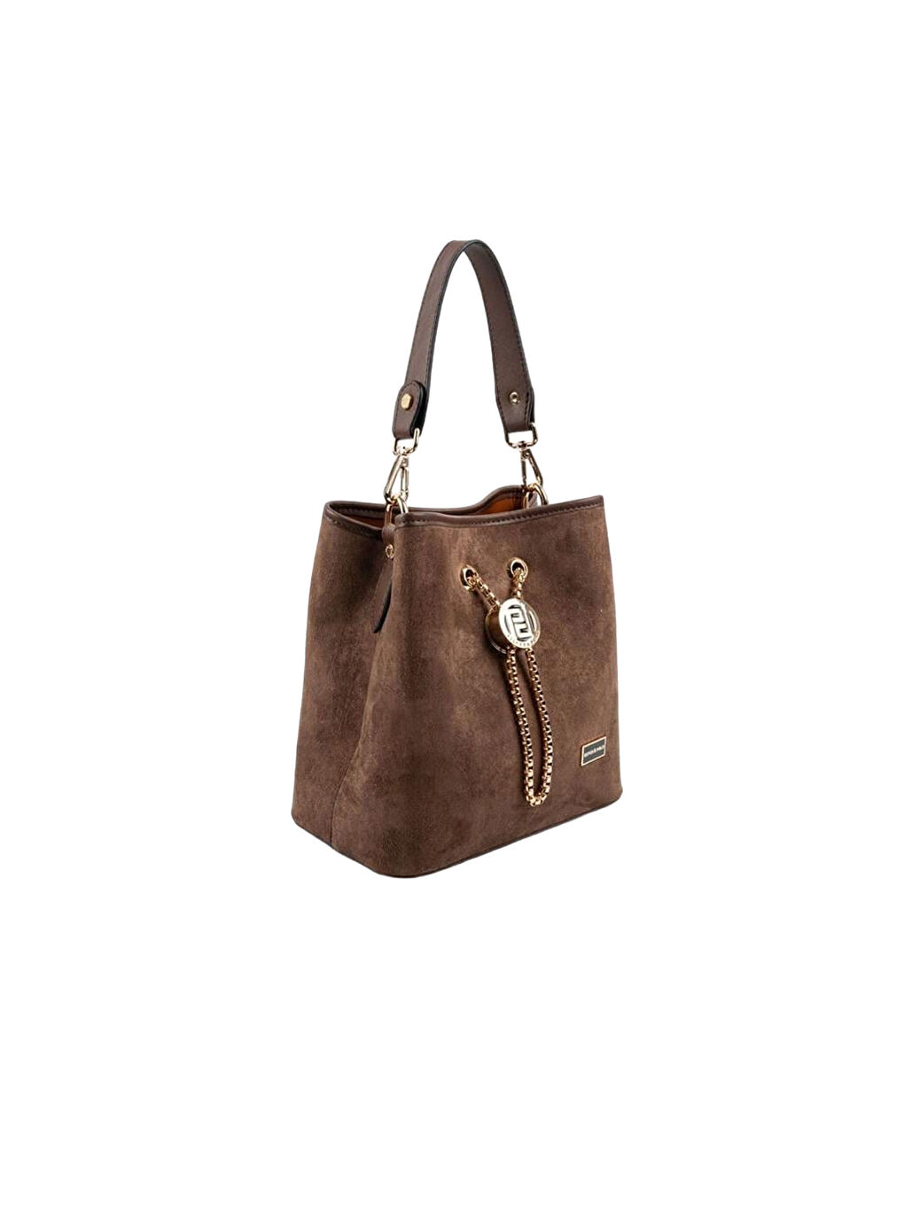 Kahverengi Kadın SP967-M12 SILVER POLO Çapraz Çanta Kahve-1