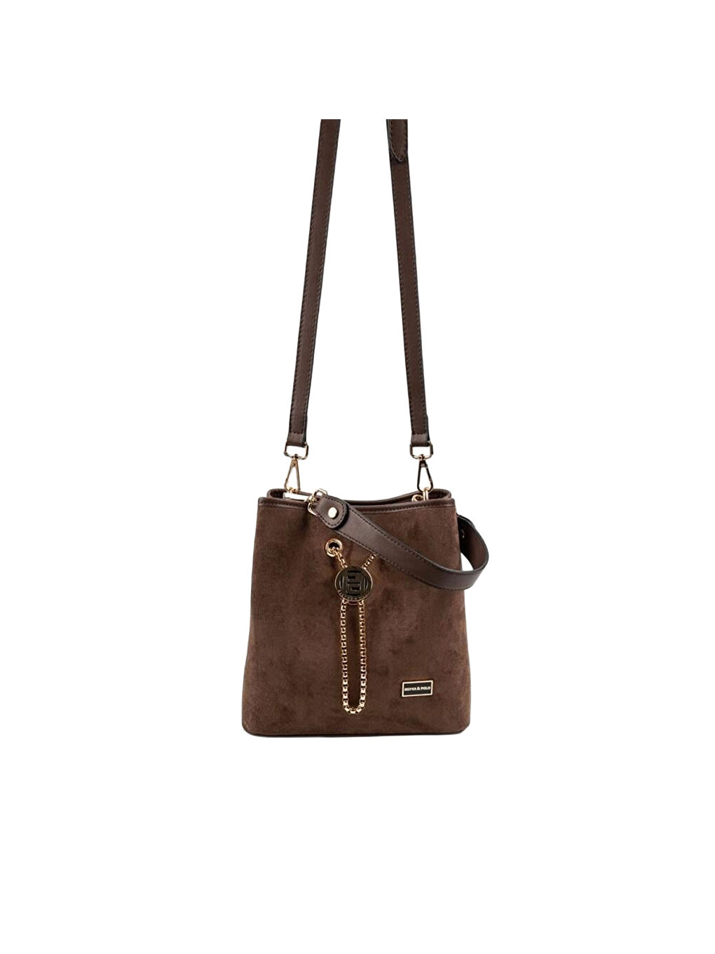 Kahverengi Kadın SP967-M12 SILVER POLO Çapraz Çanta Kahve-5