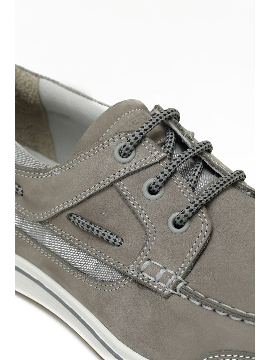 Gri 238561 5FX GRI Erkek Marin Ayakkabı-6