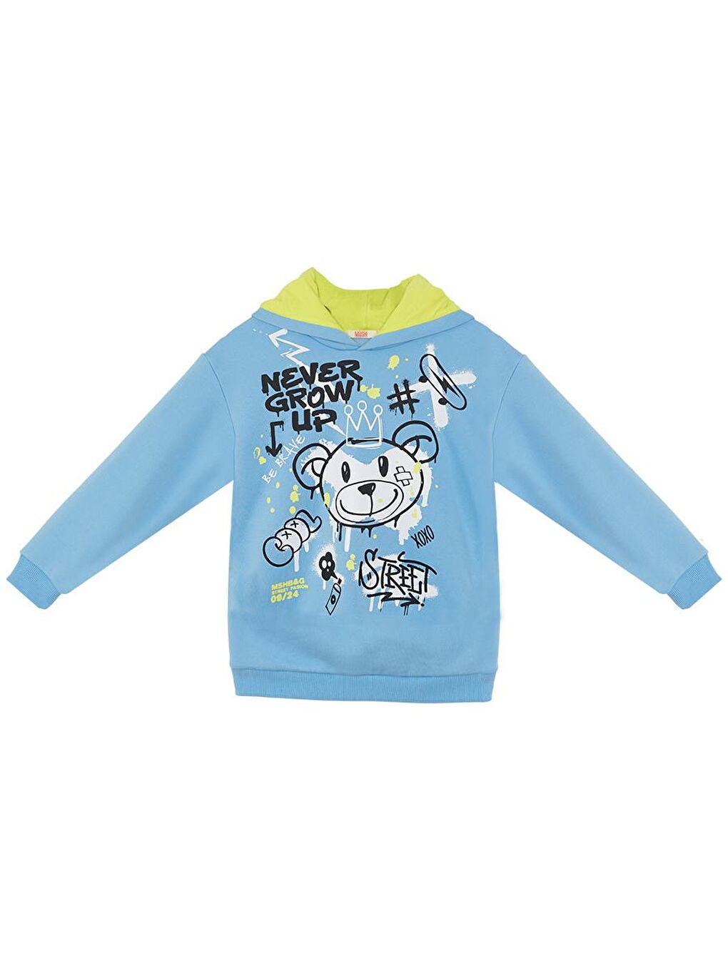 MSHB&G Mavi Cool Bear Erkek Çocuk Sweatshirt - 2