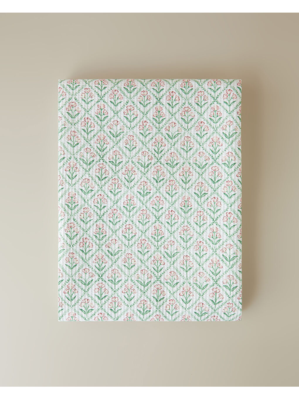 Bloom Crest Çift Kişilik Pike 200x220 cm Yeşil-4