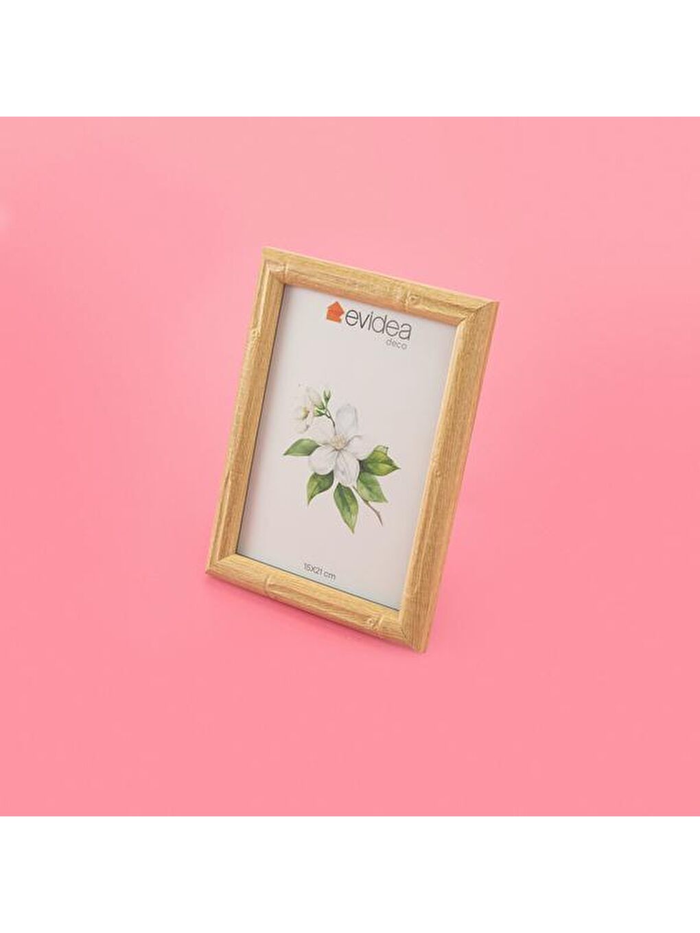 Deco Natürel Çerçeve - Açık Kahverengi - 15x21 cm-2