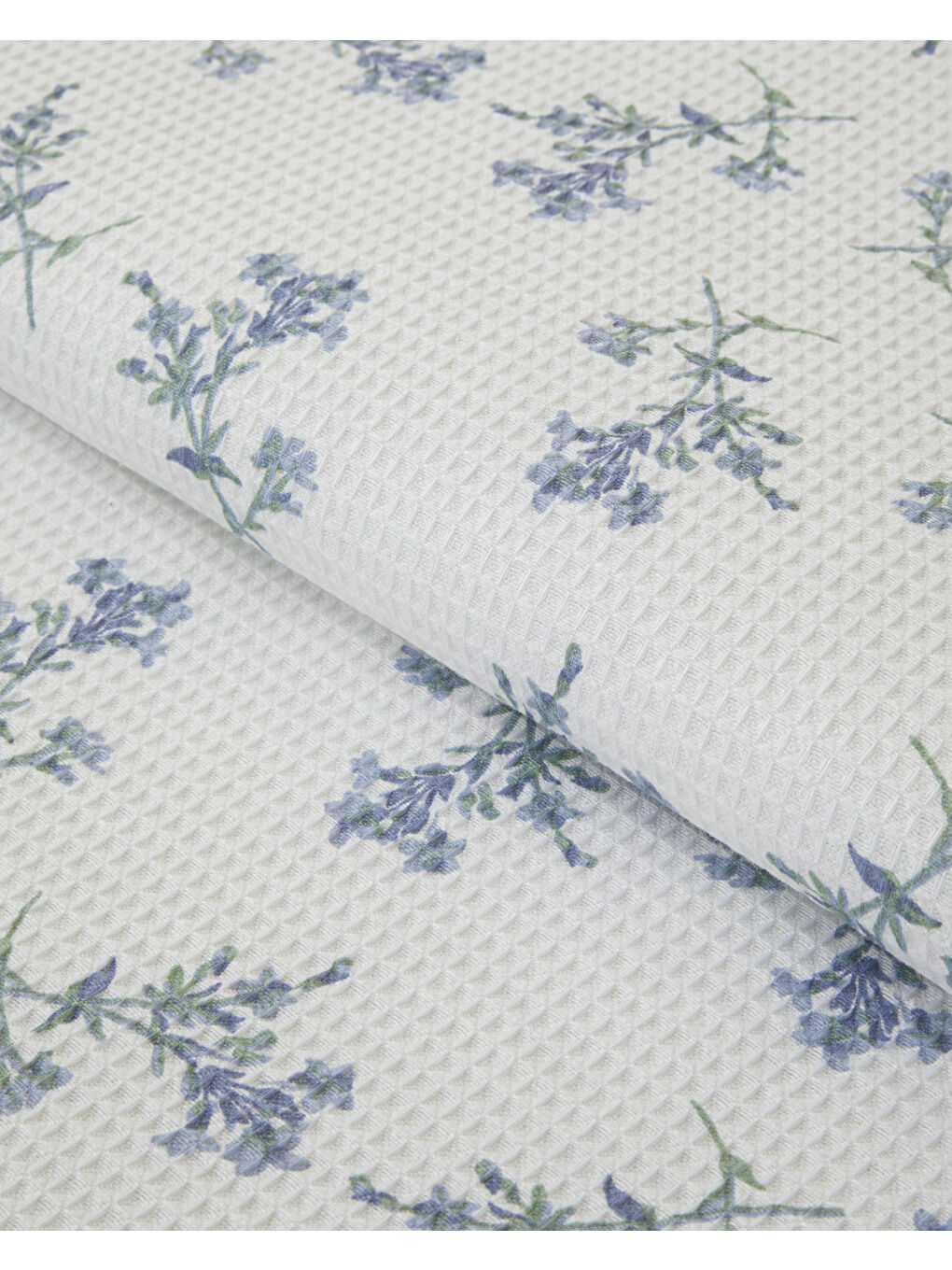 Blue Spring Çift Kişilik Pike 200x220 cm Mavi-2