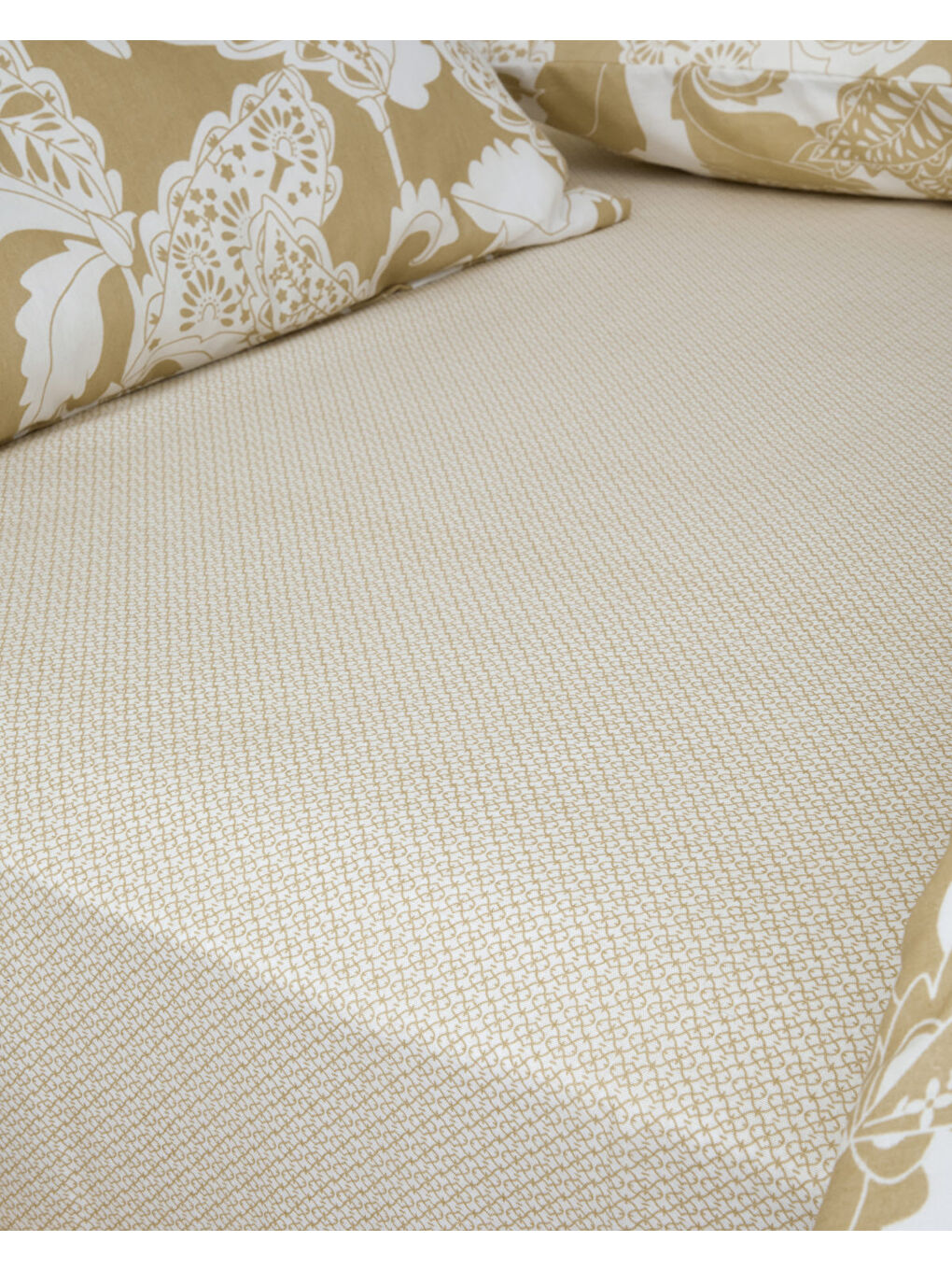 Gentle Swirl Kolay Ütülenir Çift Kişilik Nevresim Takımı 200x220 cm Sarı-3