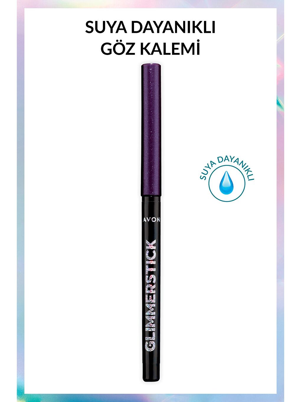 AVON Renksiz Glimmersticks Pırıltılı Asansörlü Suya Dayanıklı Göz Kalemi Sugar Plum