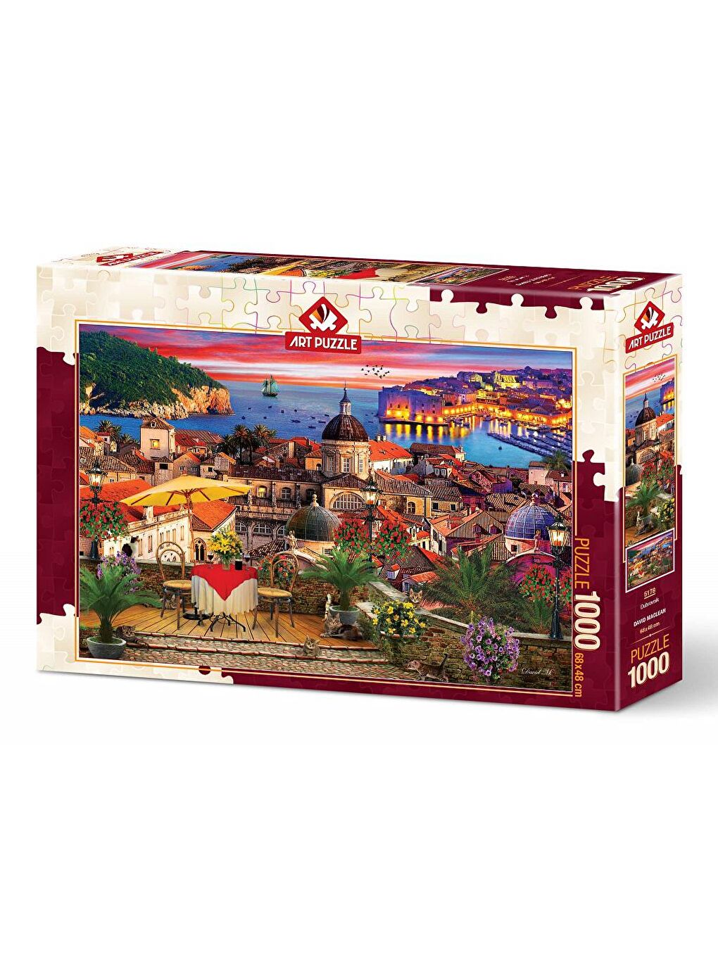 Art Puzzle Karışık 1000 Parça Puzzle Dubrovnik - 1