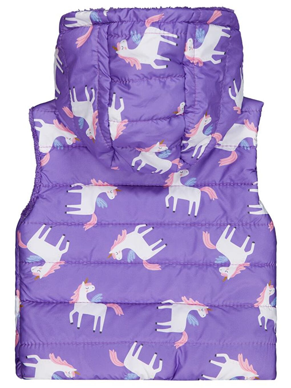 Mor Girls Baskılı 2-5 Yaş Yelek-2