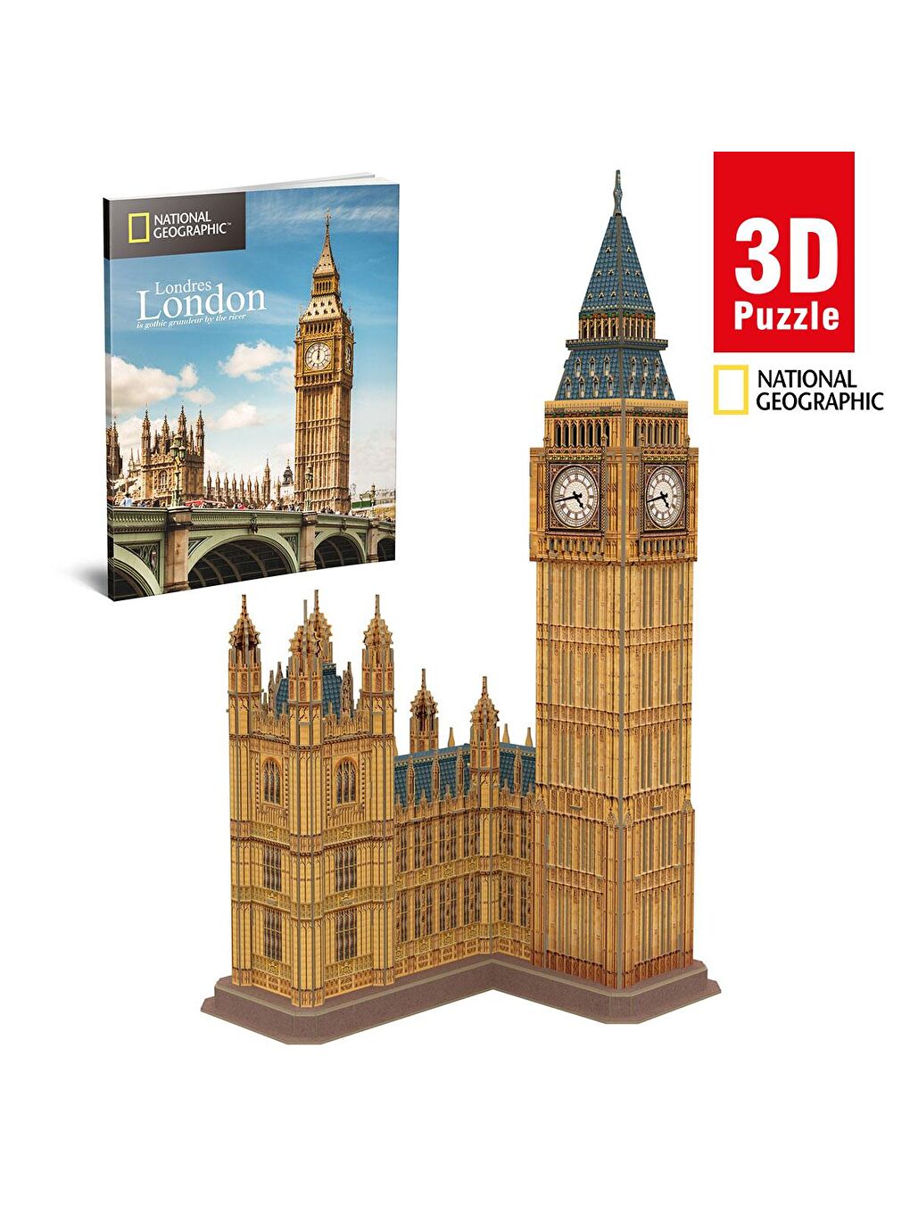 Cubic Fun Karışık 3D Puzzle National Geographic Serisi - Big Ben - 2