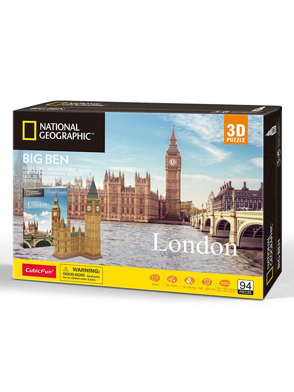 Cubic Fun Karışık 3D Puzzle National Geographic Serisi - Big Ben - 1