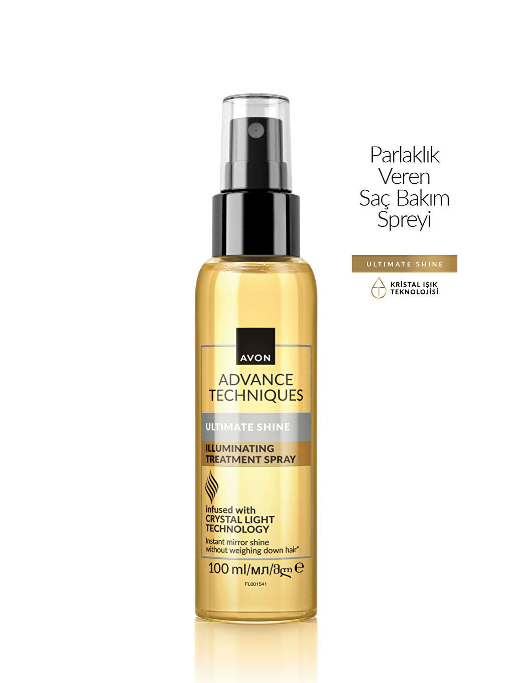 Advance Techniques Parlaklık Veren Saç Bakım Spreyi 100 Ml. İkili Paket-1