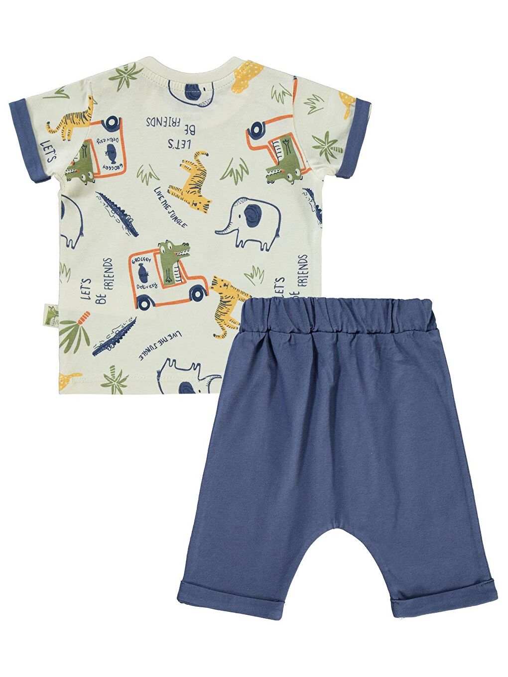 Baby Erkek Bebek Takım 6-18 Ay İndigo-2