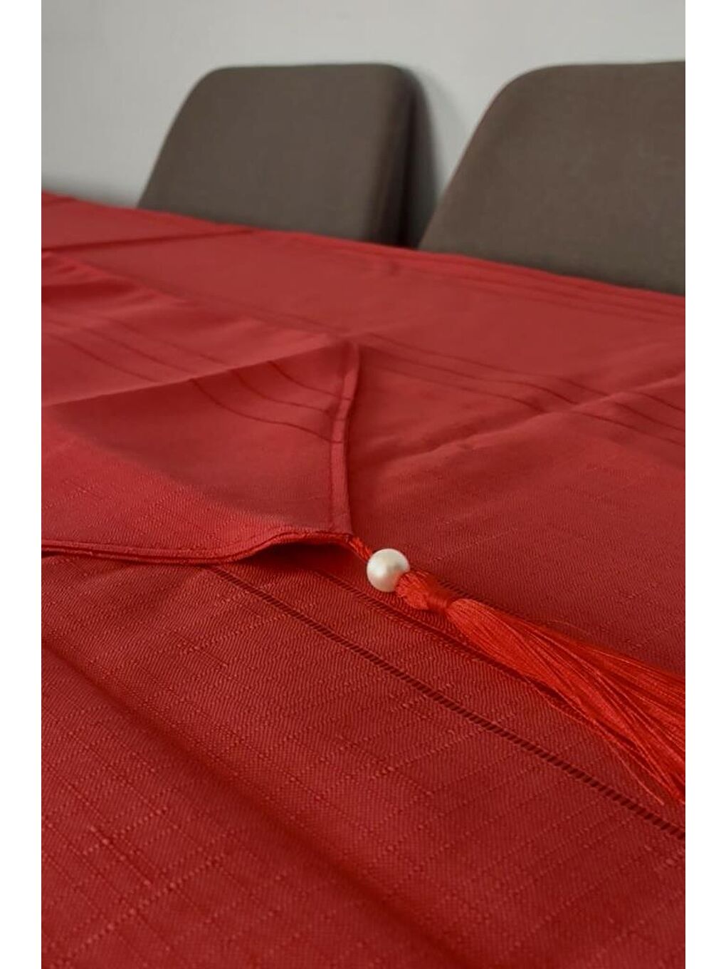 Colber 26 Parça Masa Örtüsü Takımı Kırmızı-6