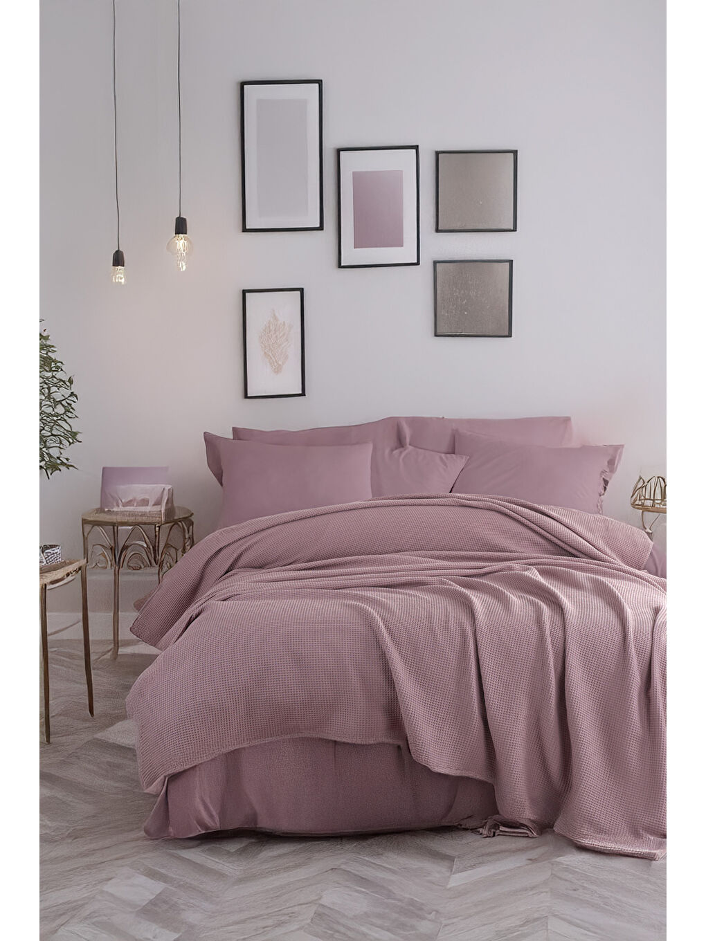 Ecocel Pike Örtü Battal MegaKing 260x230cm Karde Mürdüm