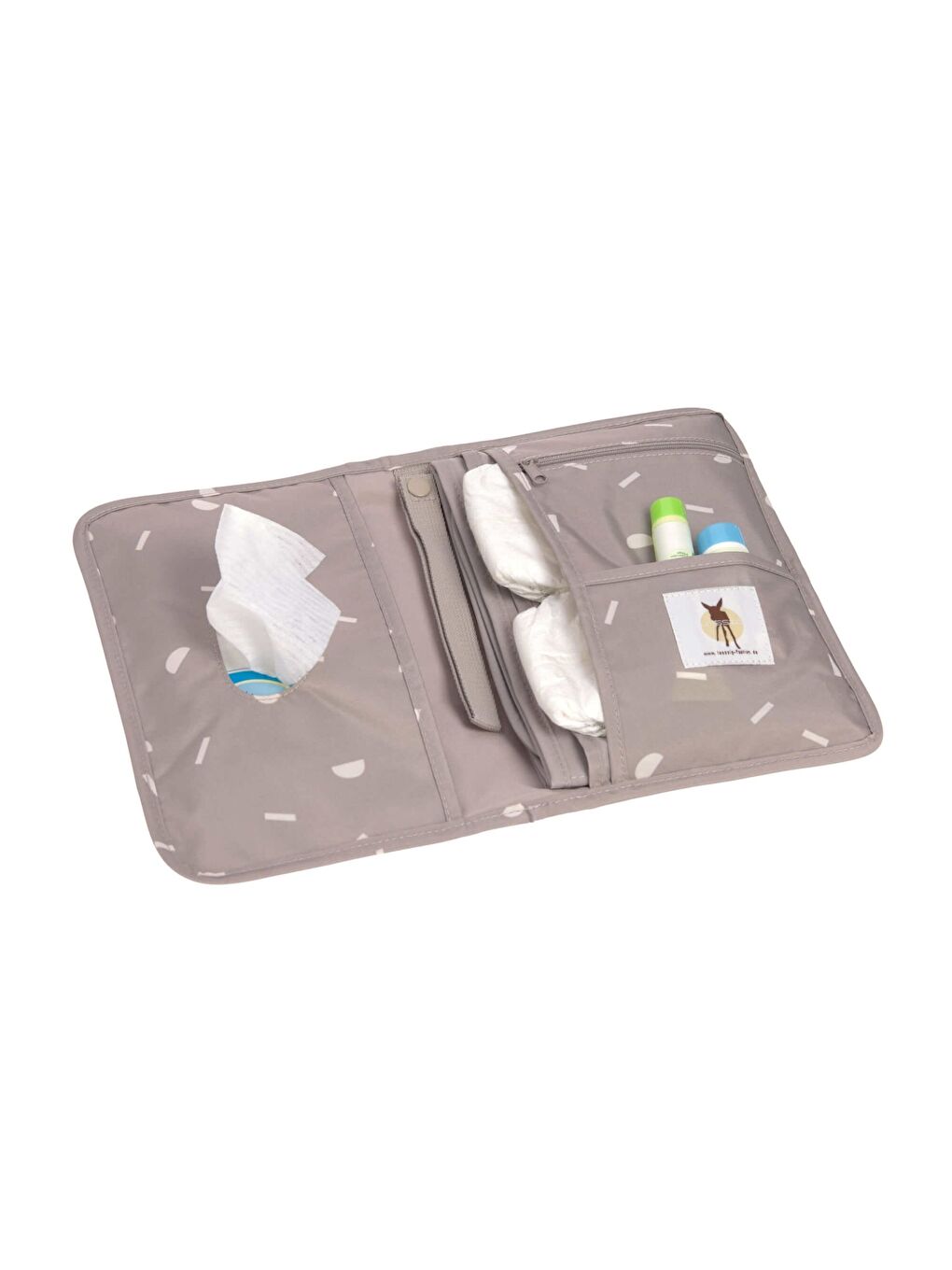 Lassig Changing Pouch Bebek Alt Değiştirme Organizer Taupe - 2