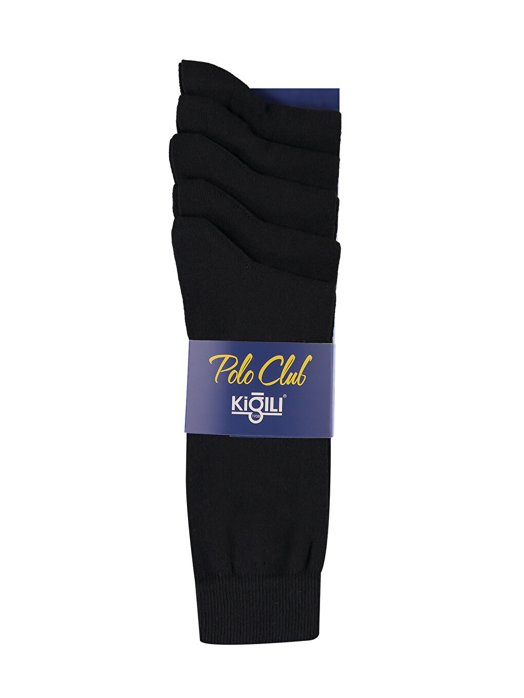 Siyah 5'li Düz Pamuklu Çorap Seti